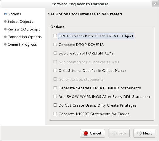 MySQL Workbench DBへ反映